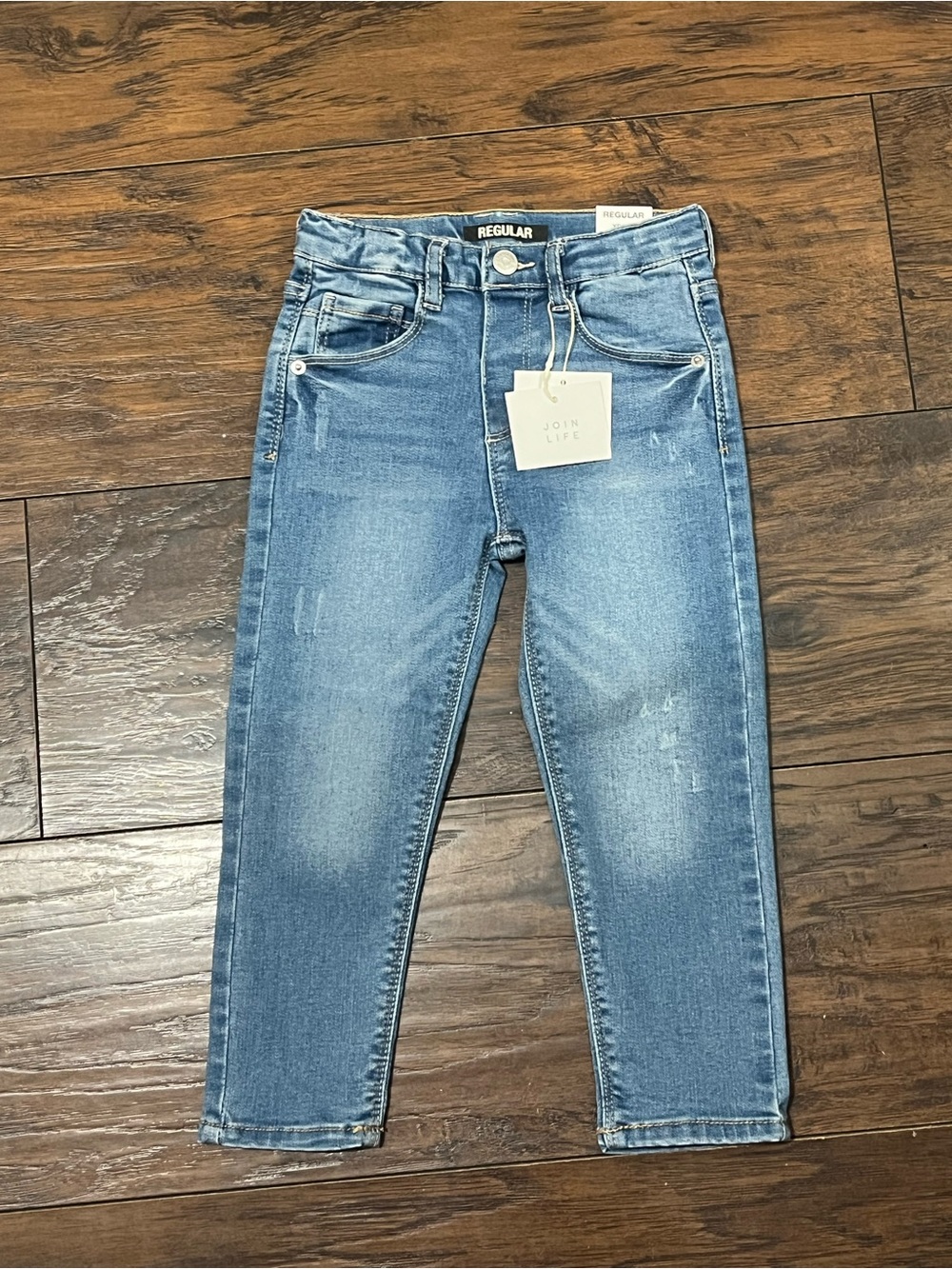 Zara Light Blue Kids Stretch Denim Jeggings